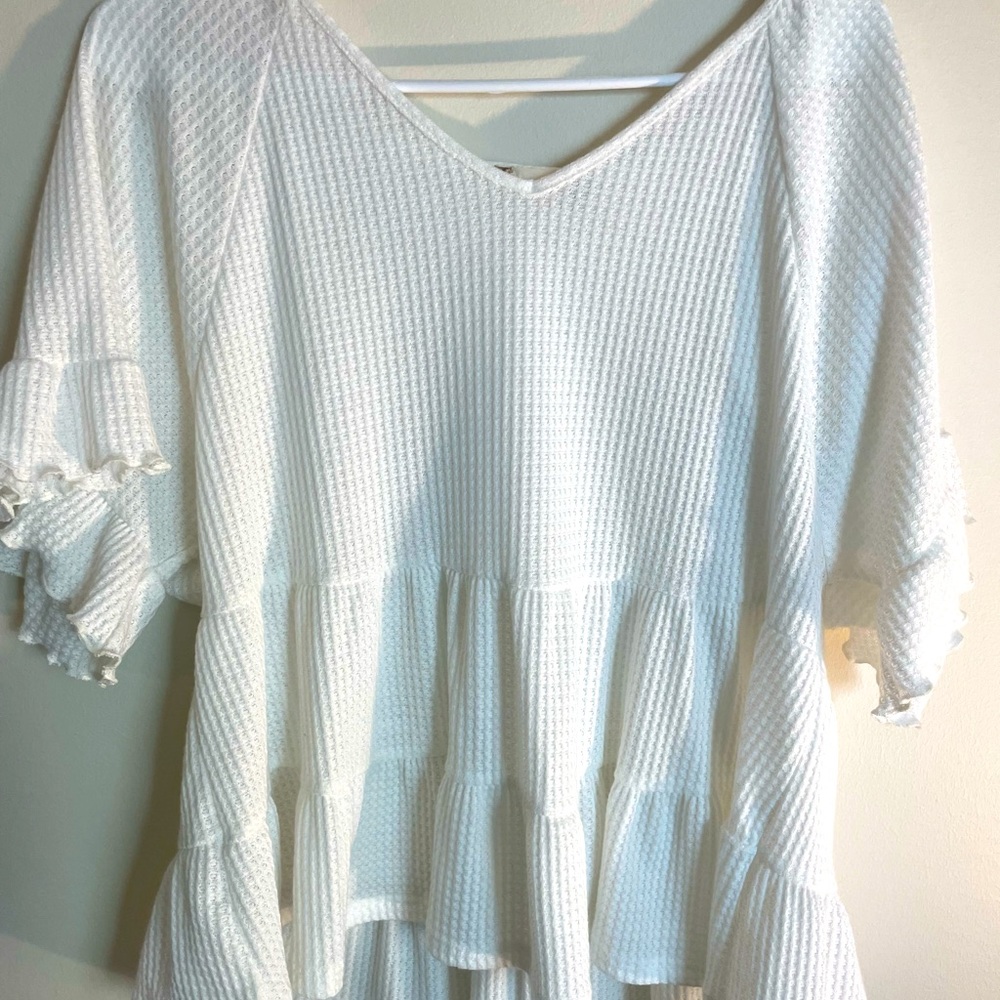 Altered state flow top, white, medium